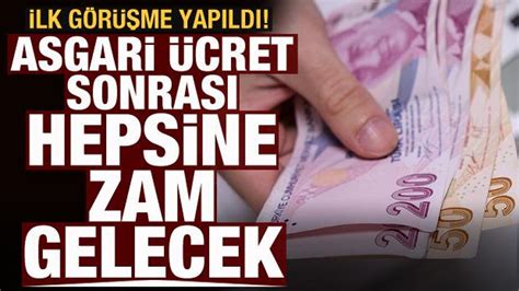 asgari ücrete zam gelecek